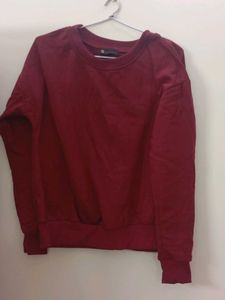 Cozy Maroon Sweatshirt