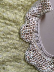 Yellow Shimmer Top