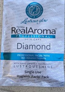 Combo of  RealAroma Diamond Facial Pack - 5 Ct