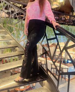 Embellished Flare Jeans