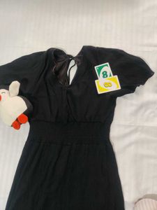 Classic Black Midi Dress