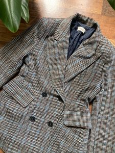 Vintage Plaid Blazer