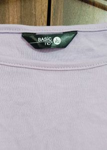 Comfortable Lavender Long Sleeve Top