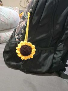 Crochet Sunflower Charm