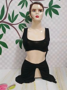 (743)Black Two-Piece Set