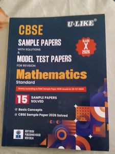 CBSE Class 10 Mathematics Sample Papers 2026