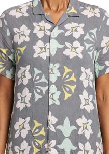 Men's Floral Print Short Sleeve Shirt