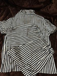 Stylish Striped satin night wear