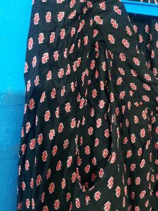 Boho Print Midi Skirt