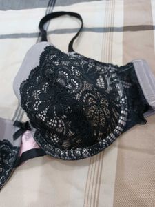 Elegant Black Lace Bra