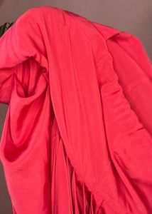 Vibrant Red Dhoti Pants
