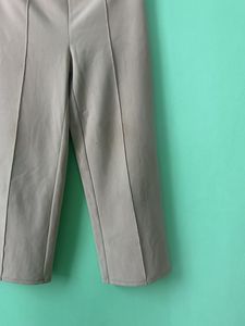 Stylish Beige Wide-Leg Pants