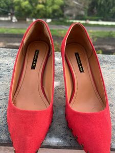 Hot Red Sweatleather Pumps!❤️