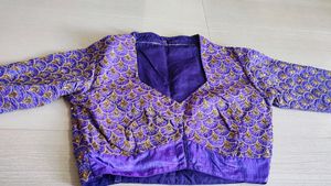 Stitched Blouse With Heavy Ebroidery
