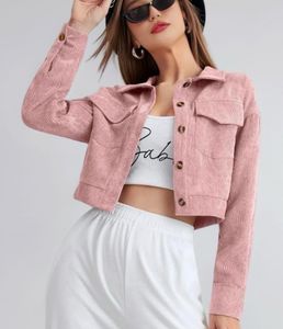New Smokly Corduroy Cropped Jacket