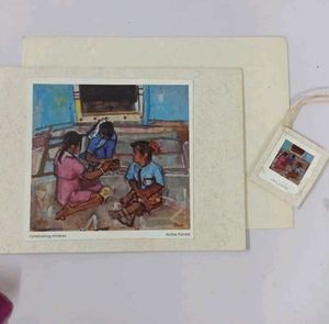 Greeting Card Blank With Matching Gift Tag