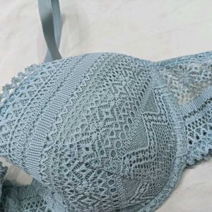 🪔 Light Blue Lace Bra