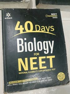 Arihant 40 Days NEET Prep Books