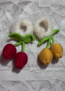 Handmade Crochet Flower Hair rubber