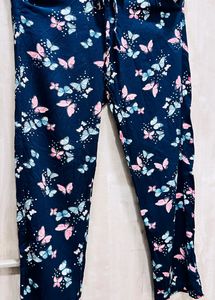 Navy Blue Full Length Palazzo Pant