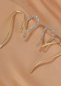 Elegant Dangle Earrings with Crystals