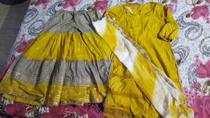 Heavy Wedding Sharara Set