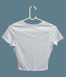 Classic White Cropped T-Shirt