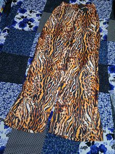 Shein Animal Print Wide Leg Pants
