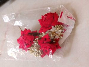 Red Rose Hair Accessory