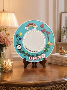 Baby boy foot print  welcome home wall hanging