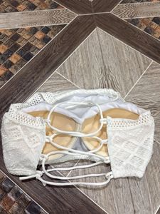 White Lace Bikini Set