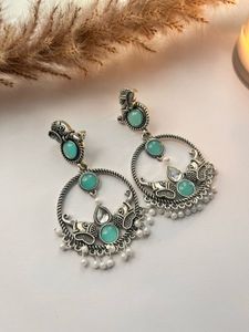 Boho Elephant Jhumka Earrings