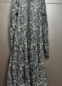 Embroidered Black Ethnic Gown