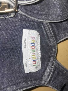 Girls Denim Pinafore Dress