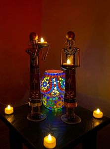 Hand-painted Narega Mazdoor Dolls
