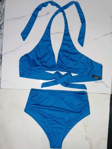 Stylish Blue Bikini Set