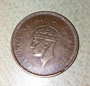 🇮🇳British India Coin One Quarter Anna1942🇮🇳