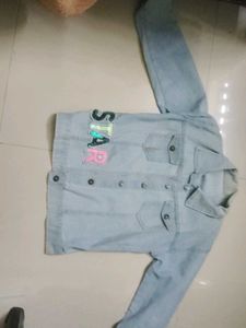 Cute Denim Jacket with 'STAR' Design