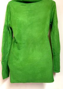Green Turtleneck Sweater( Stretchable)