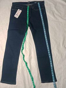 Classic Dark Wash Denim Jeans