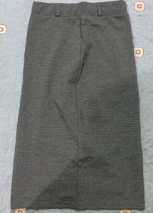 Classic Grey Pencil Skirt