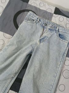 Light Wash Wide Leg Jeans