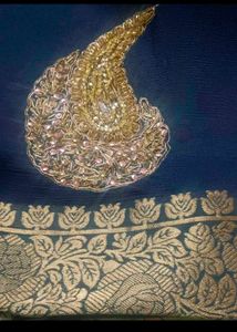 Elegant Royal Blue Saree