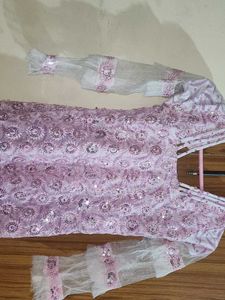 Baby pink Girls' Party Dress