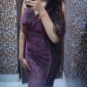 Sparkly Purple Party Dress