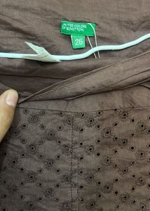 United Colors of Benetton Brown Skirt