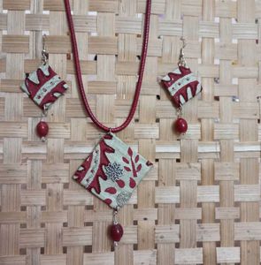 Fabric Jewelry Set