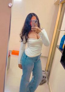 Wide Leg Blue Denim Jeans