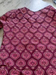 Maroon Ethnic Kurta Set
