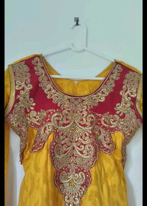 Anarkali Kurta | Yellow